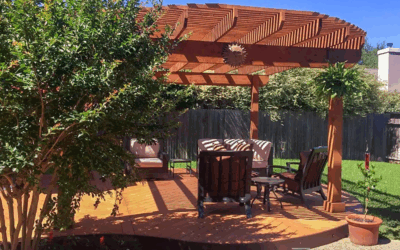 Integrating Nature: Designing a Backyard with Arbors and Native Texas Plants